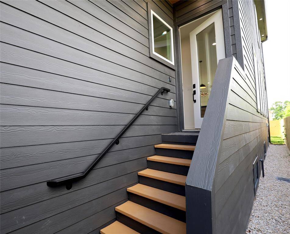 notice the ring camera to your left side of the entry.