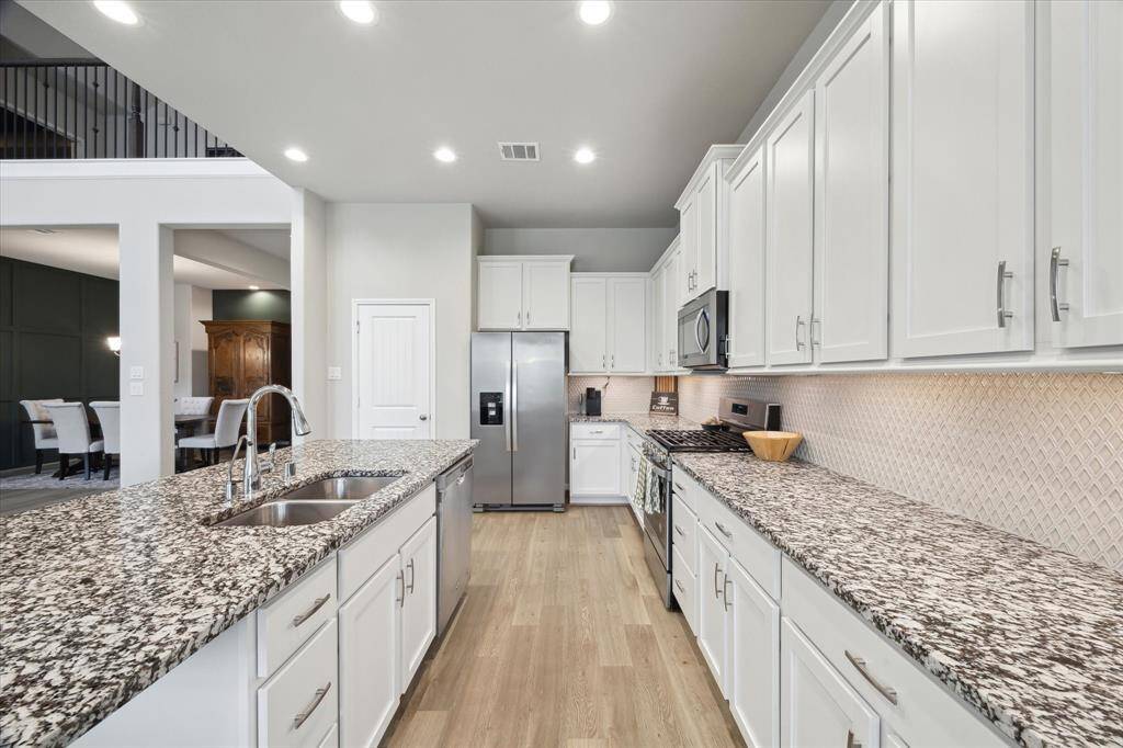 Plenty of countertop space for your meal preparation.