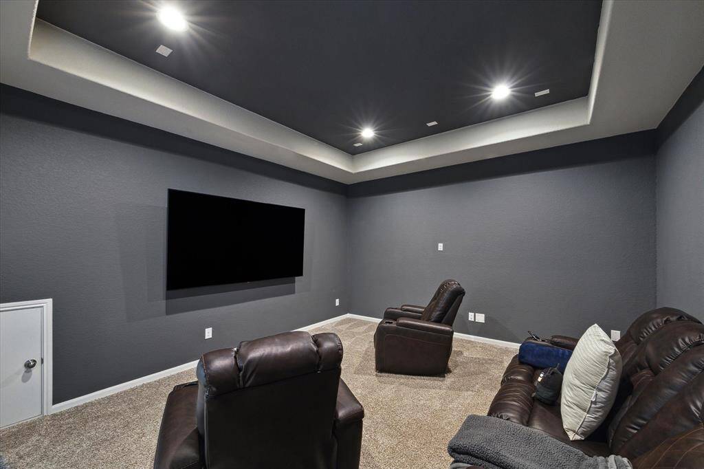 Movie nights will be enjoyable in this picture perfect room!