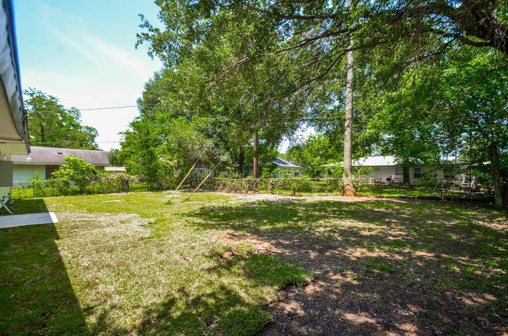 Large Back yard