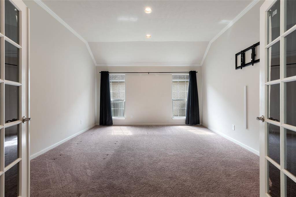 Formal dining room/media room