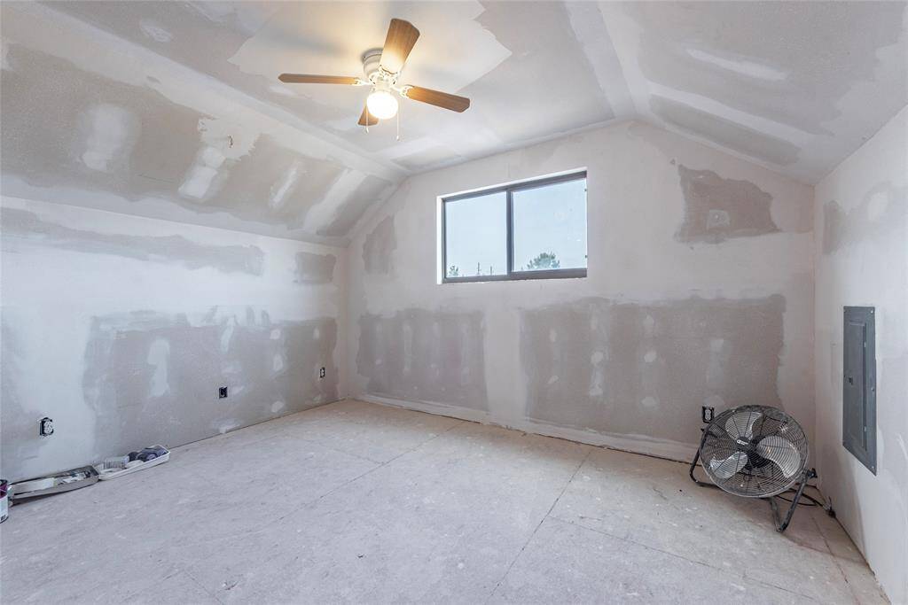 Bedroom above garage