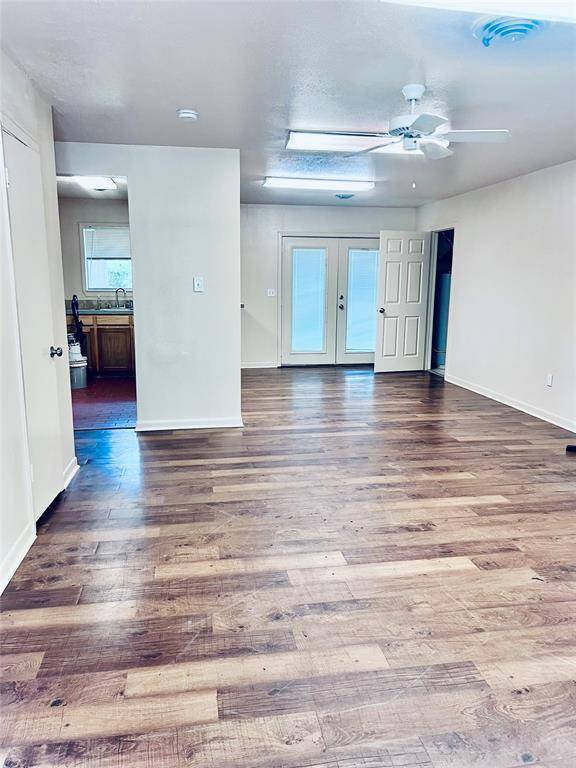 Entry with a peek in kitchen