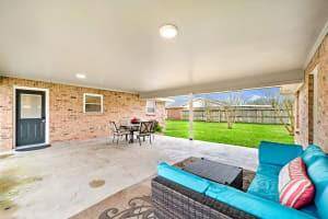 Covered patio