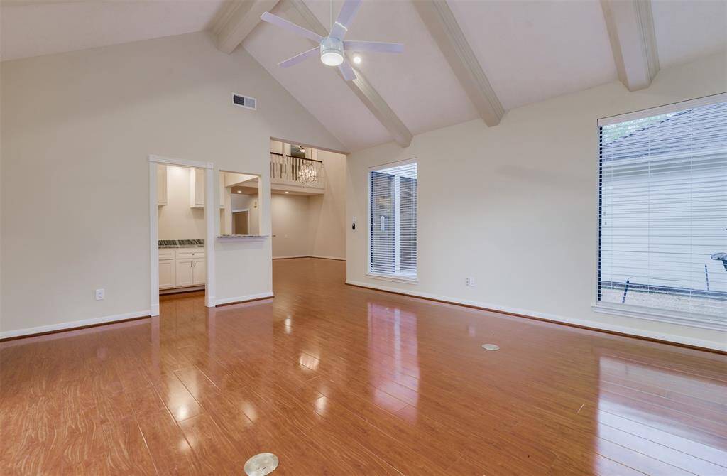 View of wet bar from second living room.