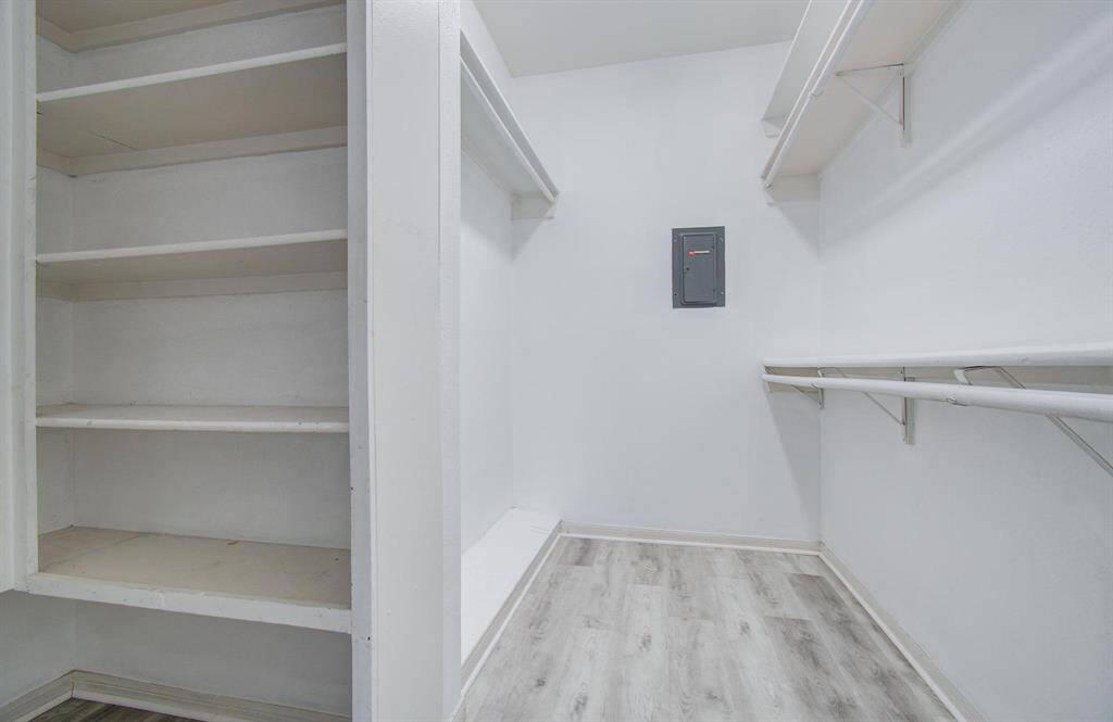 Huge walk in closet in the second bedroom!