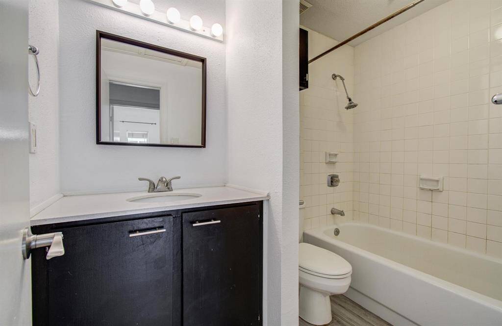 Second bath right outside second bedroom