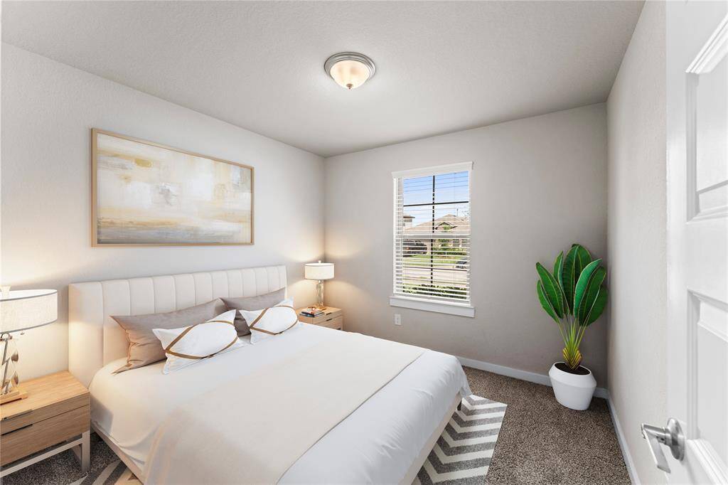 Designed with comfort in mind, this fourth bedroom is ideal for children, guests, or as a private office space.