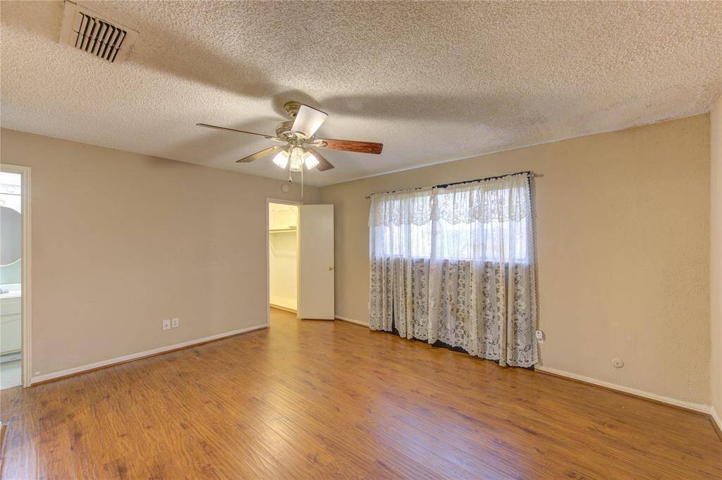 Primary Bedroom with two closets