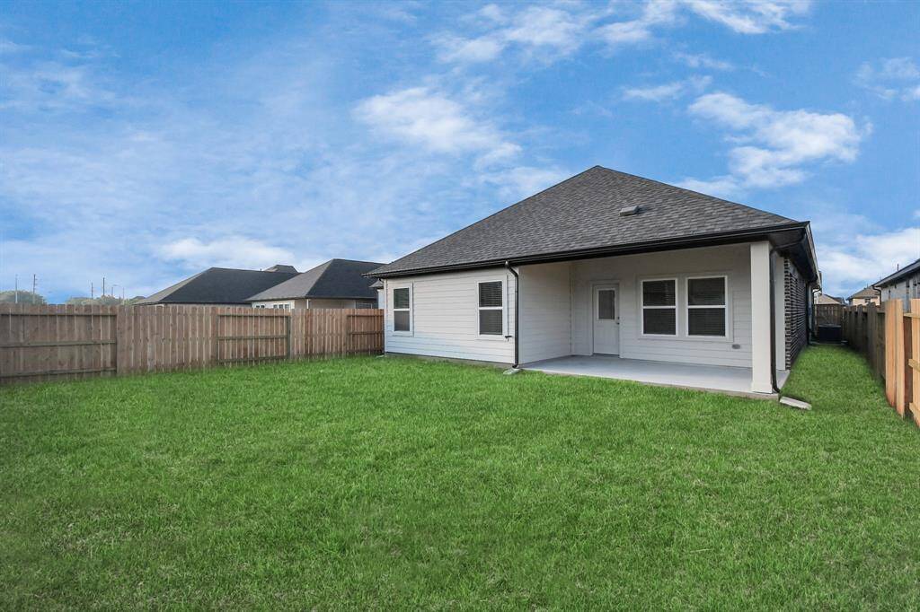 Another view of your spacious backyard