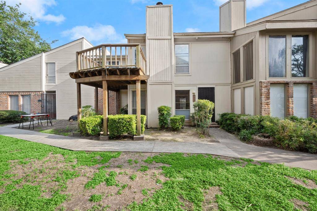 Front of the townhome