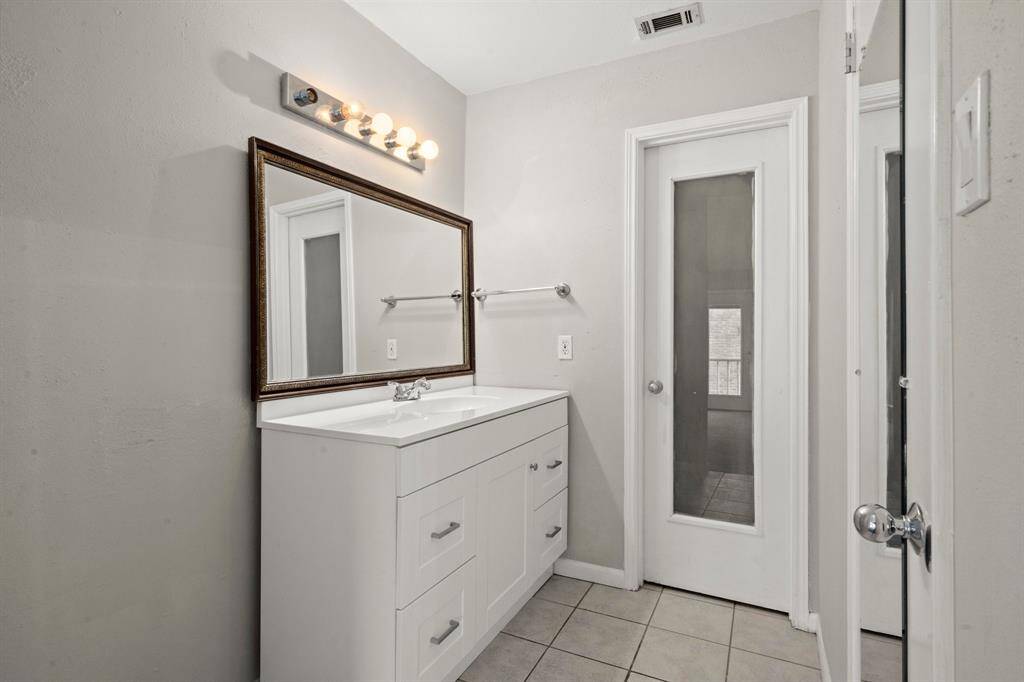Upstairs Primary Bathroom with closet