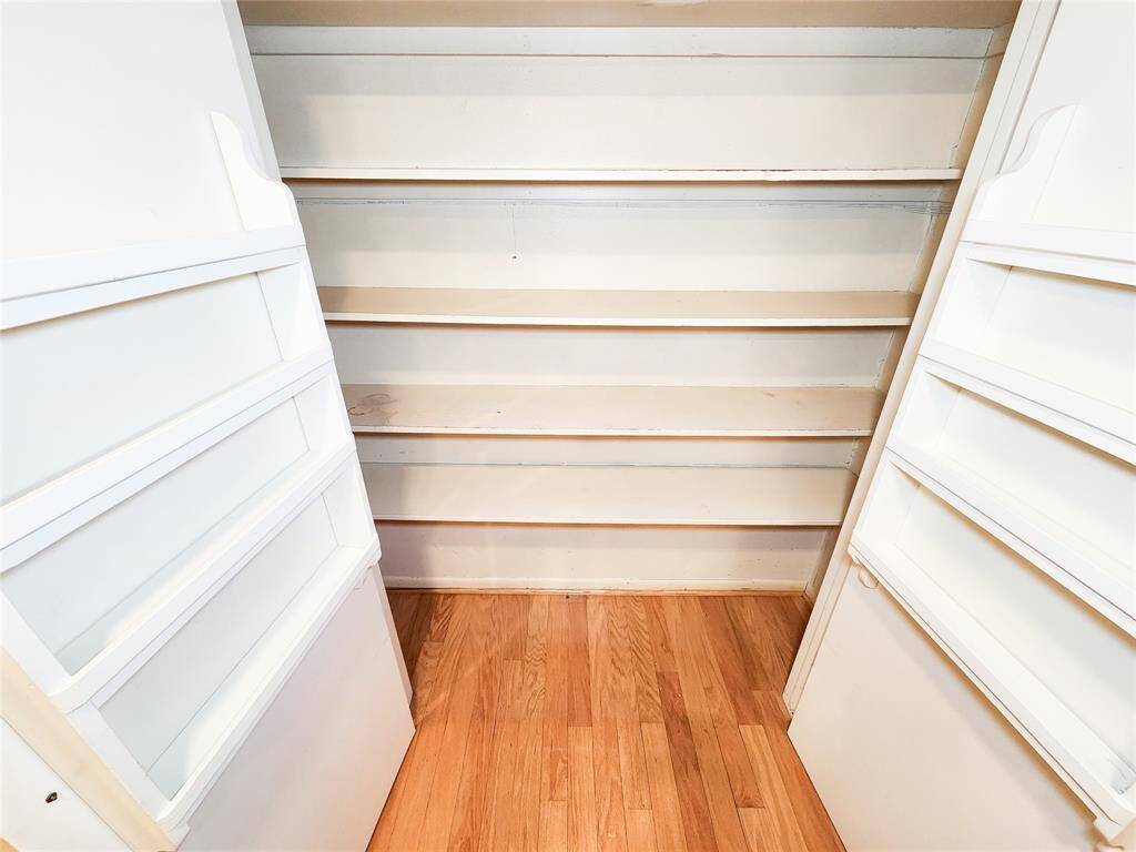 Double doors to Pantry