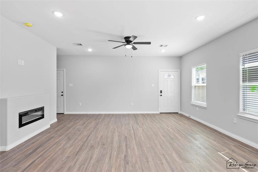 View of living room from dining room