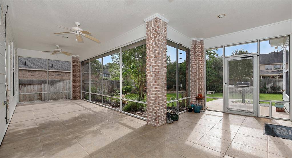 Large screened in porch