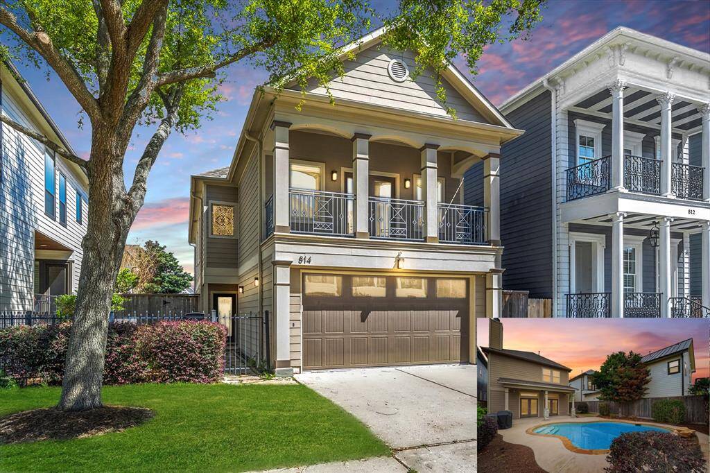 RARE Pool sized lot! Gorgeous waterfall pool and oversized backyard with covered porch! Tons of space and large side yard perfect for pets and kids to play!