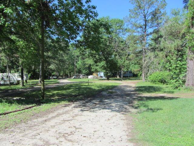 circle drive in back of property