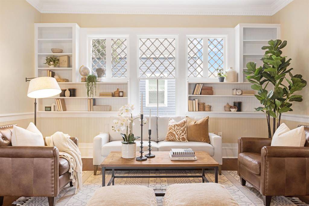 Unit 1: Living room dreams. Comfort and style come together in this peaceful space that’s equal parts cozy and elegant. A true Galveston gem with personality and polish.