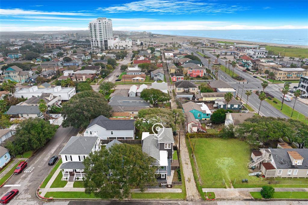 Just a few blocks from the seawall, this dreamy coastal property offers the best of both worlds — walk-to-the-beach convenience and the peace of a quiet, residential street. A hidden gem in the heart of Galveston.