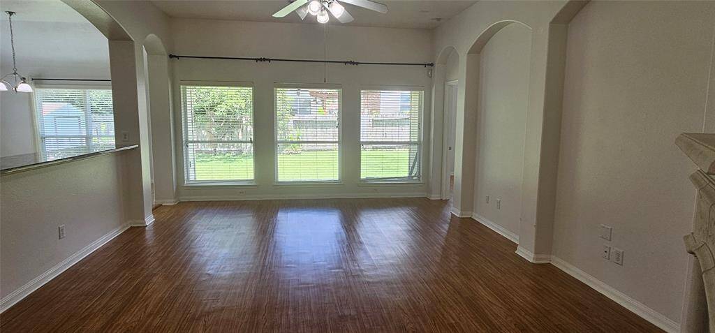 Spacious Family Room with lots of natural light