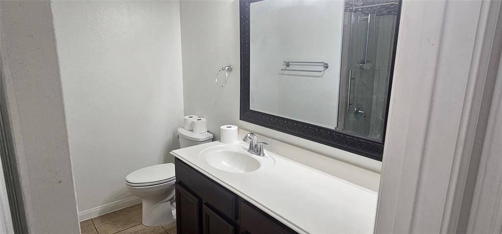 Hall Bath spacious vanity area