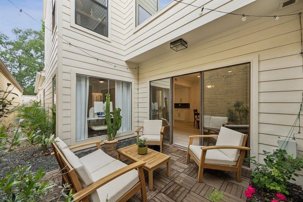 Enjoy quiet evenings on your private patio.