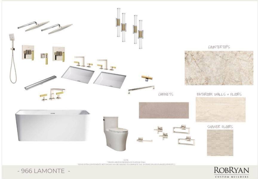 Primary bath selections