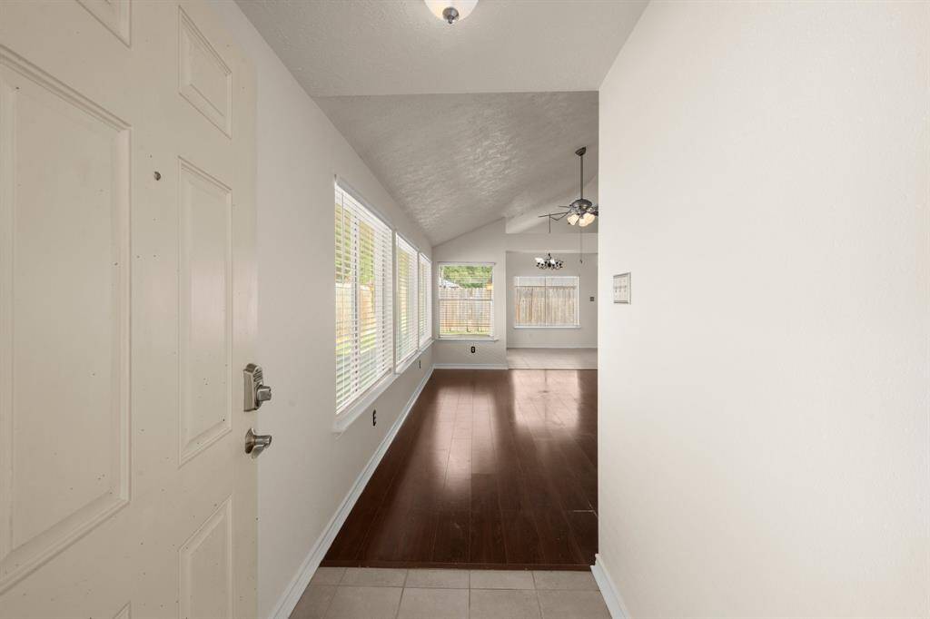 Entry into the living space.