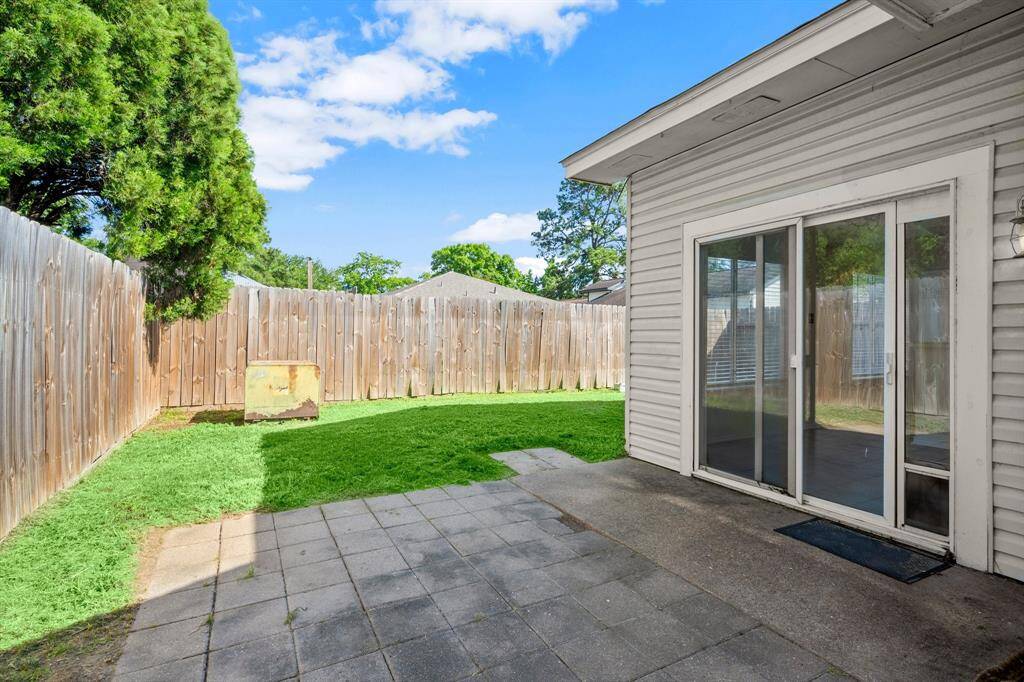 Perfect patio for grilling and enjoying the outdoors.