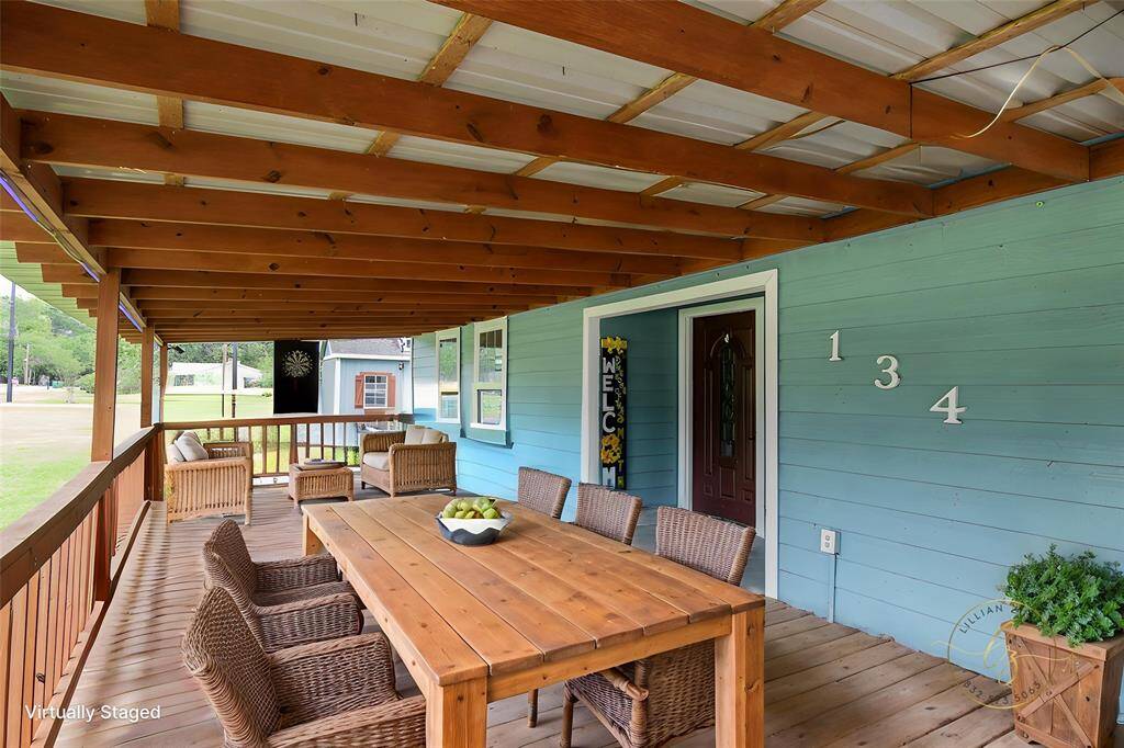 Front Porch offers a great place to relax or entertain