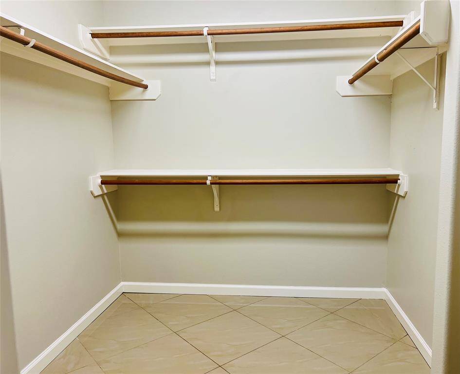 Spacious closet