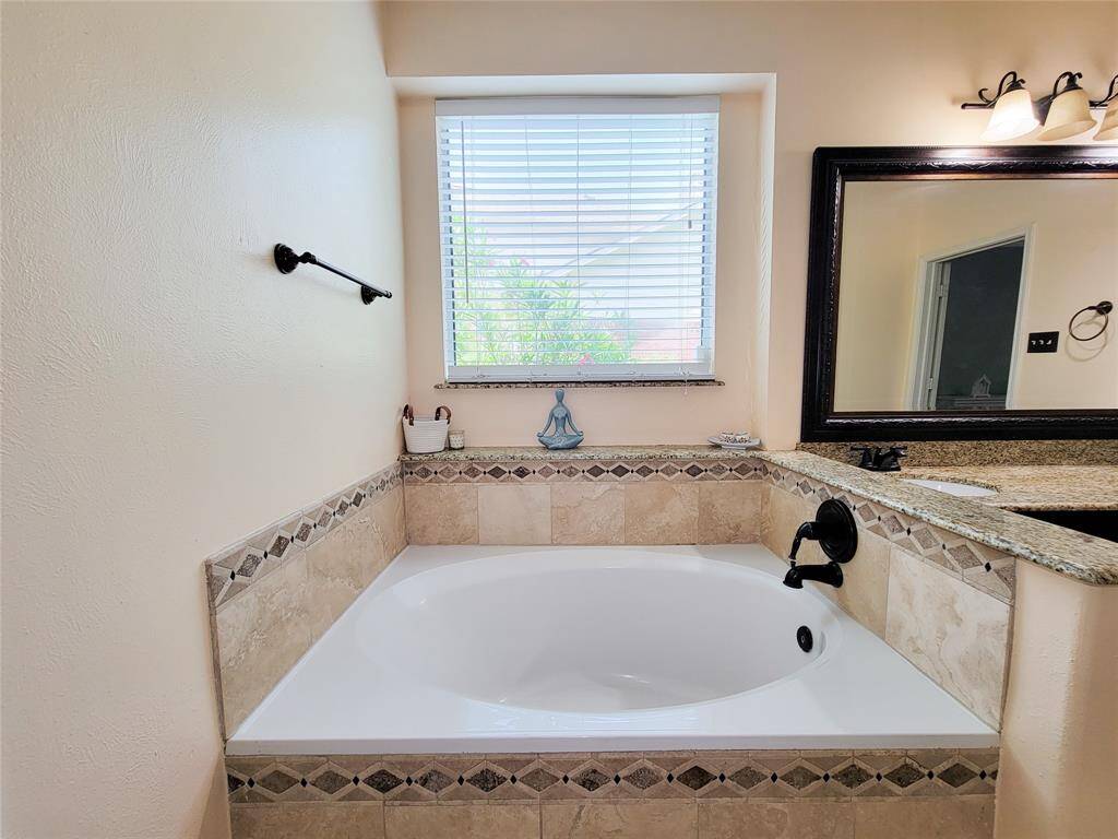 Relax in your own private Garden Tub.