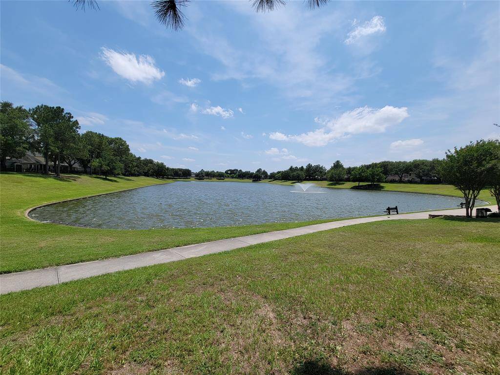 Picture does not do the justice. Great walking /jogging trail around the Lake with so much open green space!!