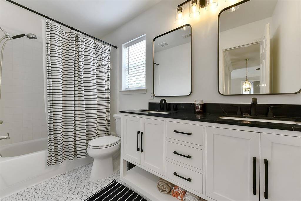 Remodeled bath upstairs done in 2023.