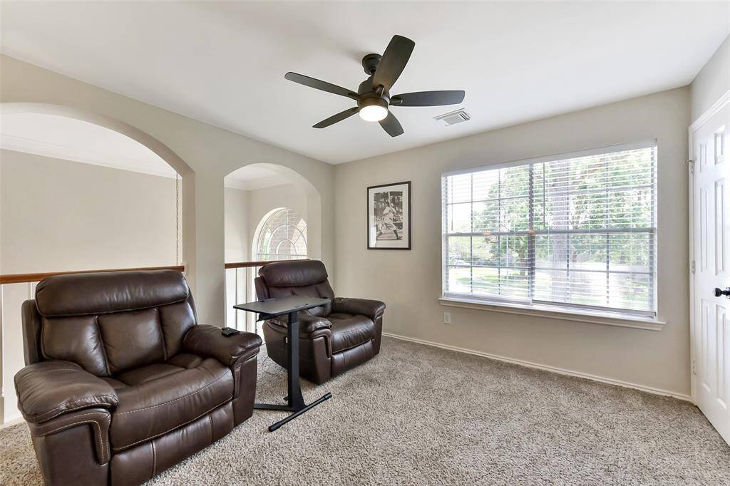 Game room area upstairs.