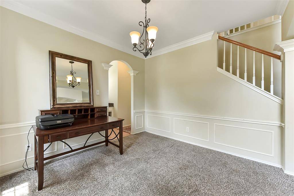 Formal dining space