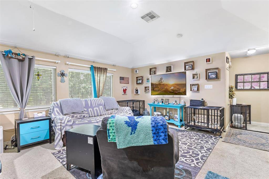 Upstairs living room space.
