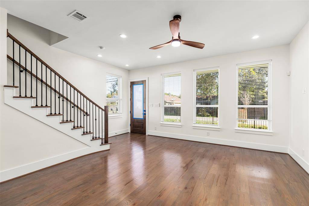 Looking from dining to living room, multiple Living areas