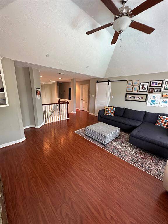 Inviting family/game room upstairs