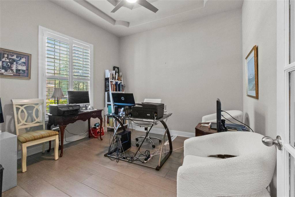 Office/study/flex room with French doors - perfect for working at home
