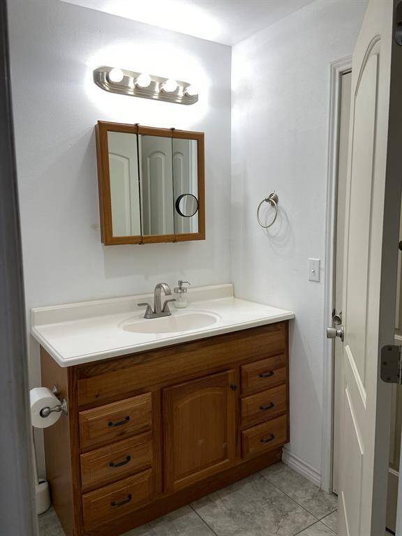 Primary bath vanity