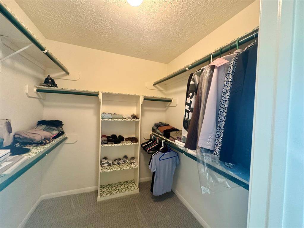 Large walk in closet.