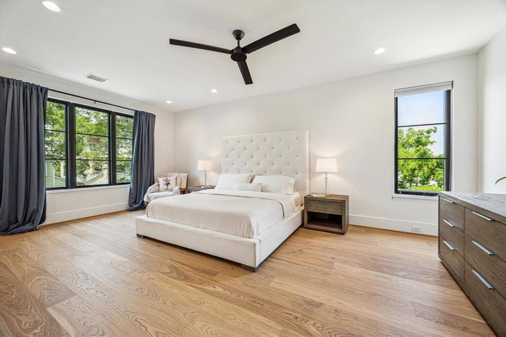 Second floor primary suite.