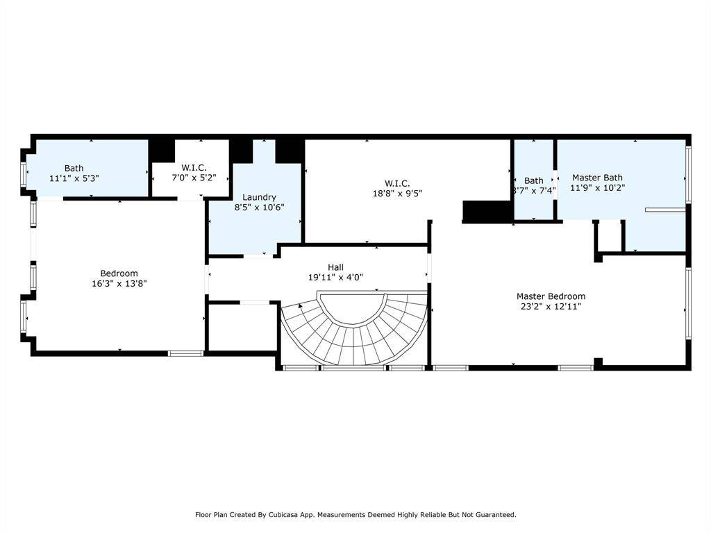 Aerial view highlighting the home's close proximity to downtown.
