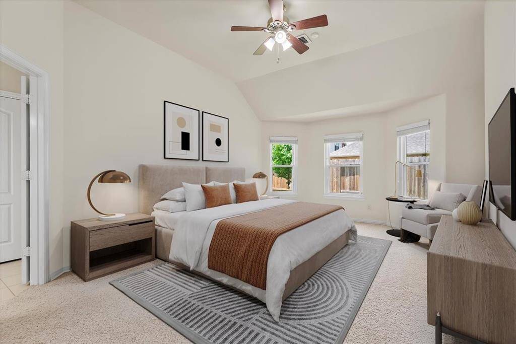 Primary bedroom (virtually staged)