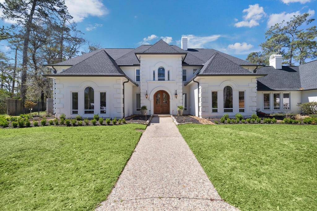 Stunning curb appeal as you drive up to the home.