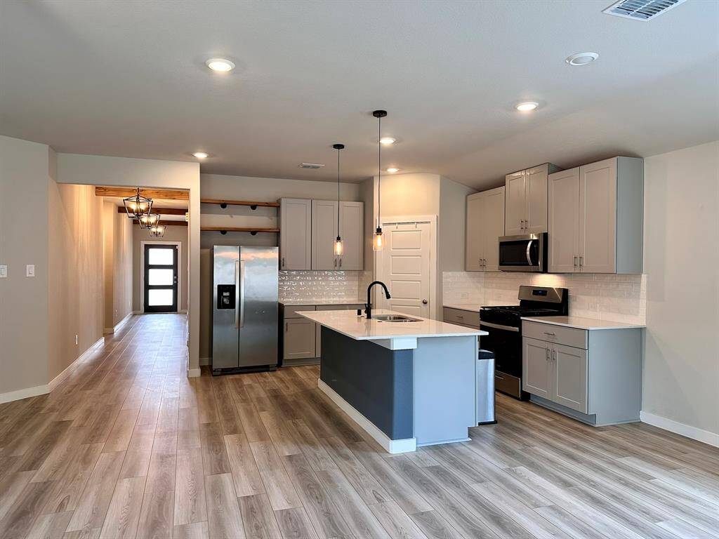 Kitchen and Entry Hallway.