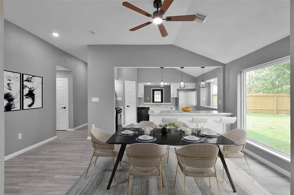 Dining Area From Front Living Room (Virtually Staged)