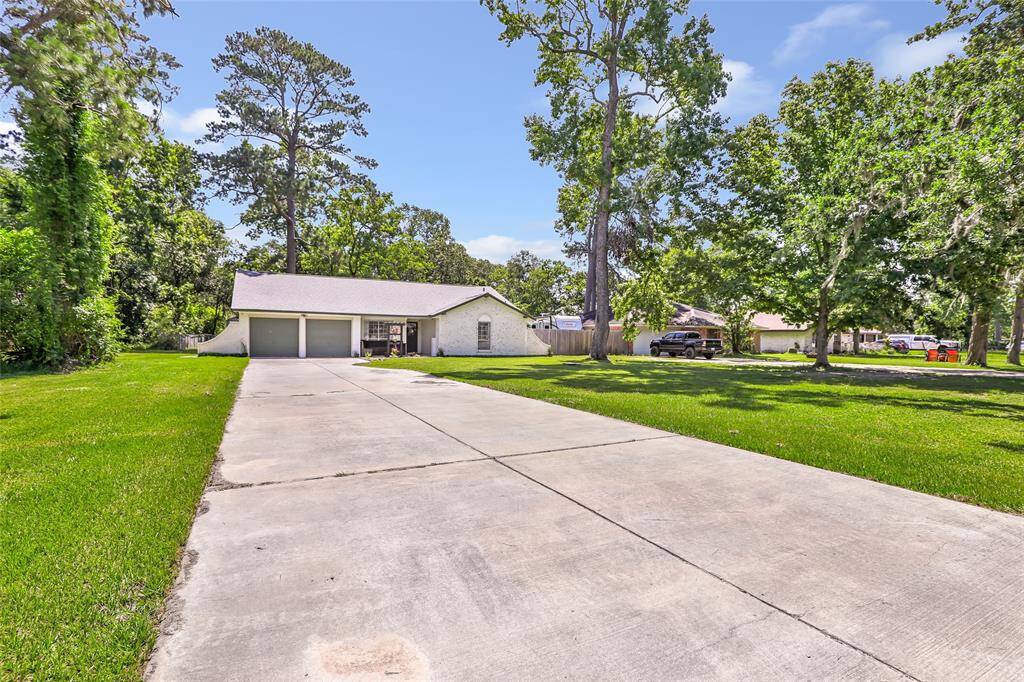 Extra long double driveway