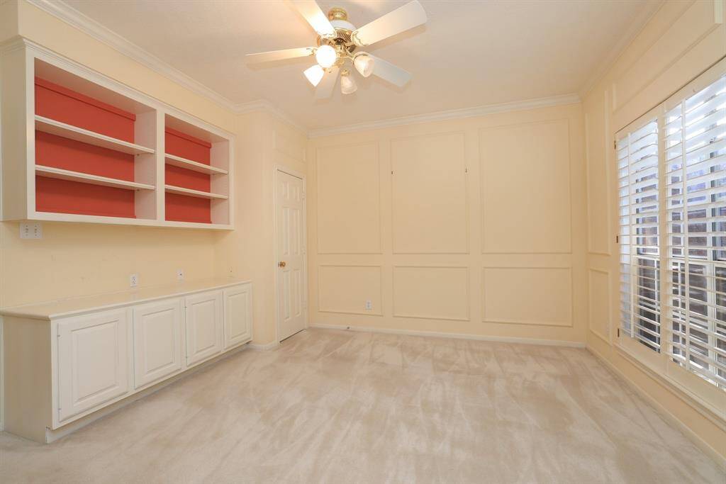 Your versatile flex space offers endless possibilities, ideal as a home office, dedicated homeschool area, or even a third bedroom to suit your needs.